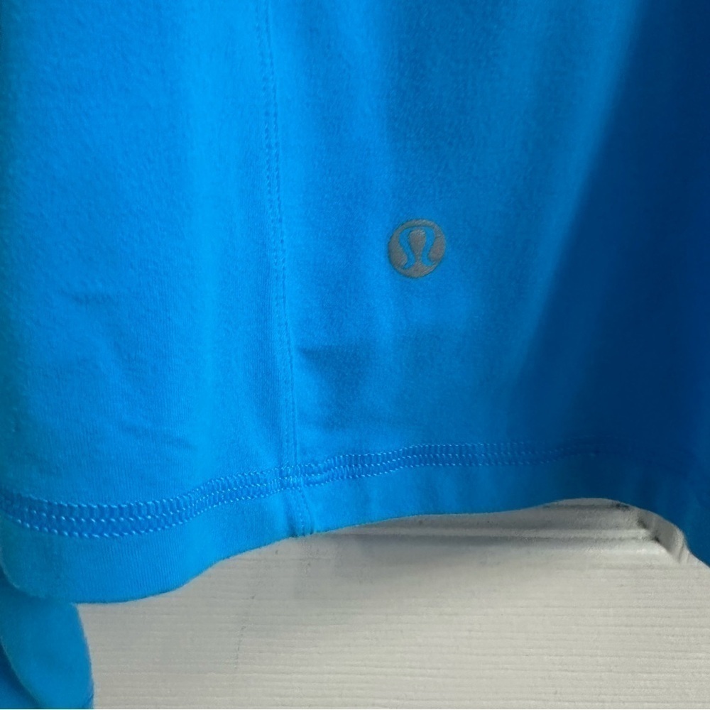 Lululemon Long Sleeve Athletic Shirt Sweatshirt Bright Blue Size Extra Large - Picture 5 of 5